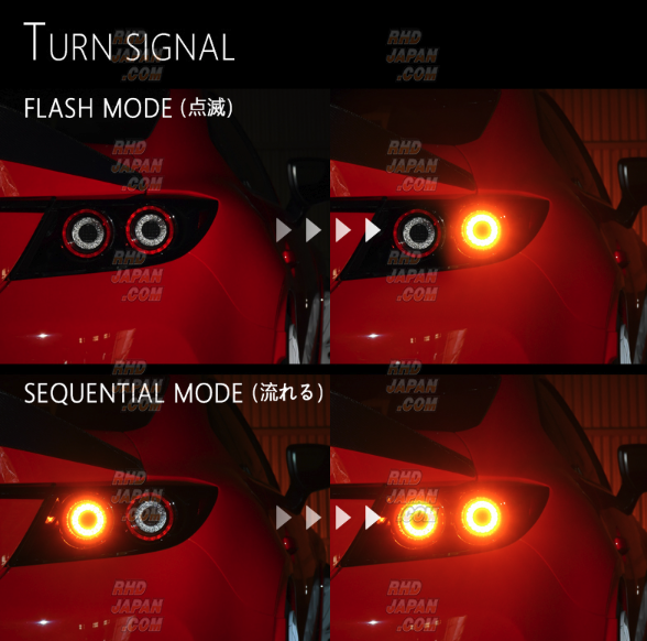 78 Works LED Tail Lamp Set RS Series Red Type - BRZ ZD8 GR86 ZN8